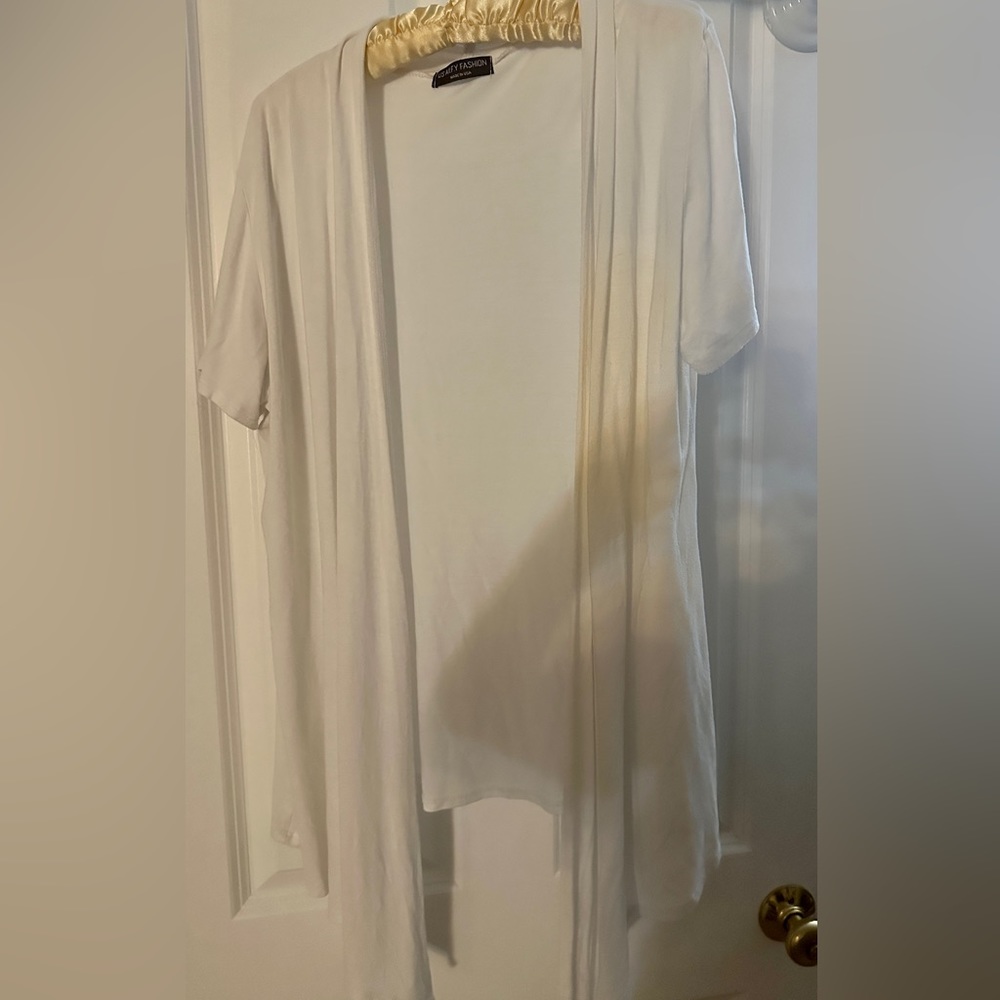 US Ailey Fashion Open Front Cardigan Short Sleeve XL